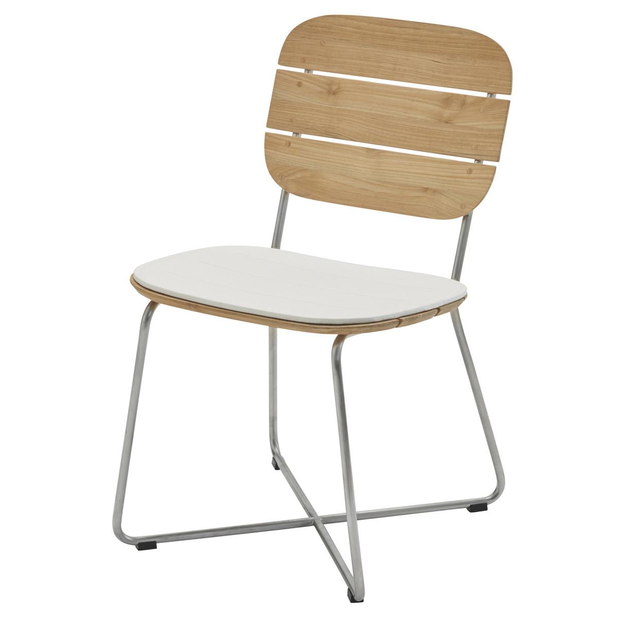 Lilium chair cushion, white