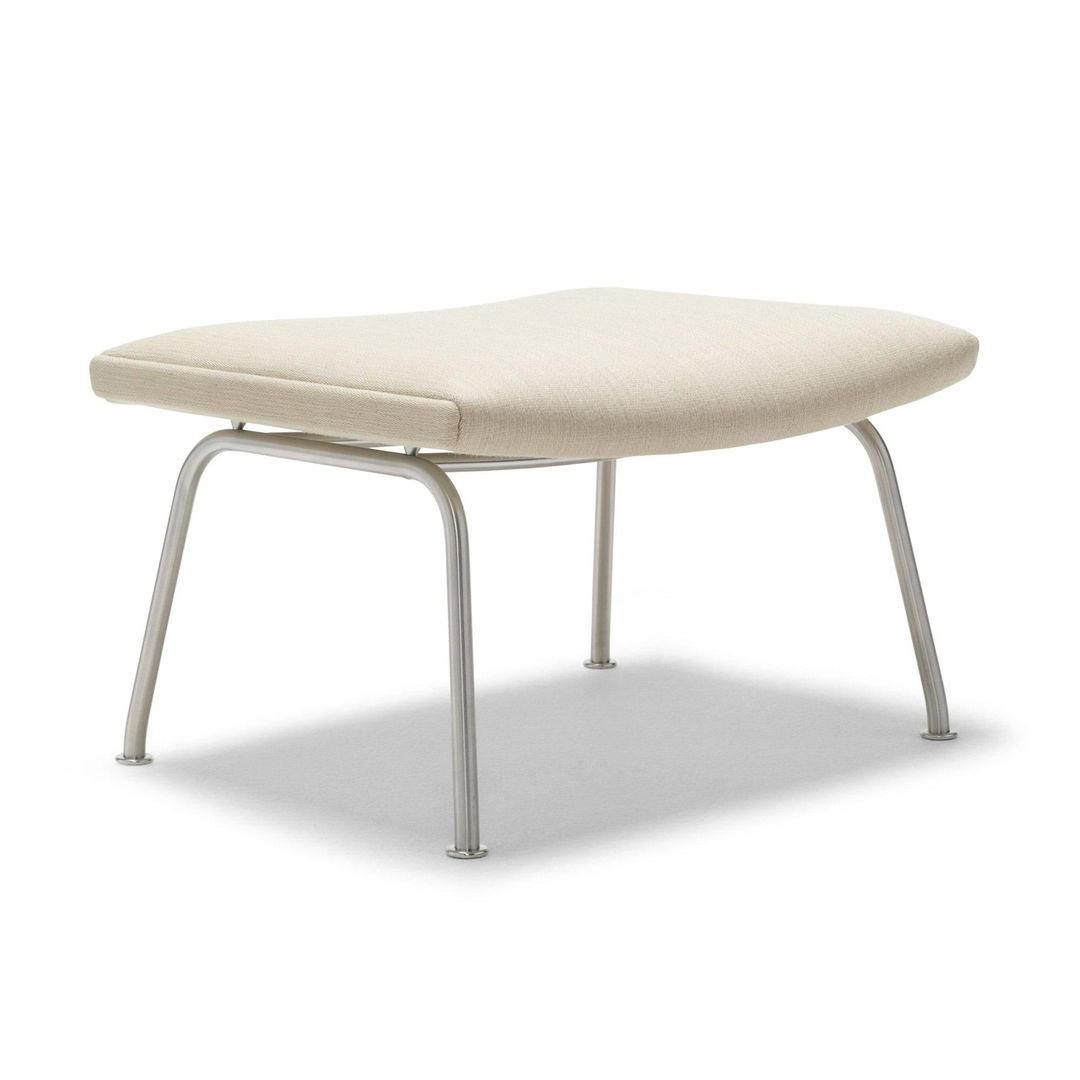 CH446 Footstool - Dark grey leather Loke 7110 CH446 Footstool - Dark grey leather Loke 7110